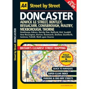 AA Street by Street Doncaster Midi