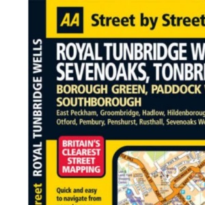 AA Street by Street Royal Tunbridge Wells: Midi