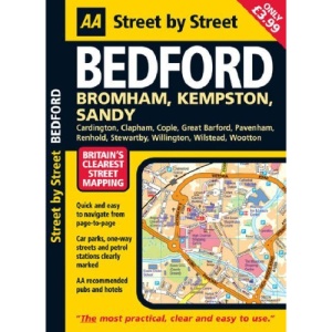 AA Street by Street Bedford: Midi