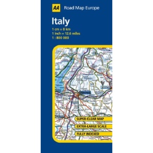 Italy (AA Road Map Europe Series)