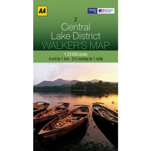 Walkers Map Central Lake District