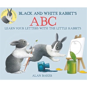 BLACK AND WHITE RABBIT'S ABC (Little Rabbits)