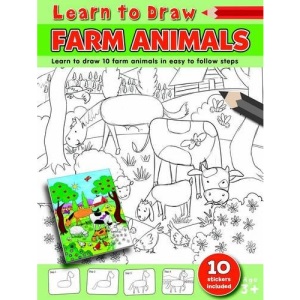 Learn to Draw Farm Animals: Learning to Draw Activity Book