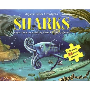 Jigsaw Killer Creatures Sharks: Know Them by Creating Them Through Jigsaws!