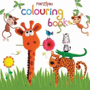 Children's Marzipan Safari Animals 36 Page Colouring Book