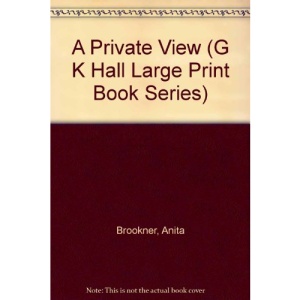 A Private View (G K Hall Large Print Book Series)