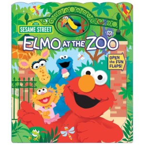 Sesame Street Elmo at the Zoo (Sesame Street Elmo Open Door Book)