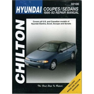 Hyundai Accent, Lantra, Sonata and S-Coupe, 1989-93 (Chilton's Total Car Care)