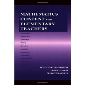 Mathematics Content for Elementary Teachers