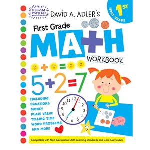 David A. Adler's First Grade Math Workbook (Steam Power Workbooks)
