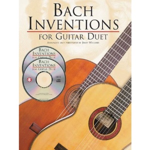 Bach Inventions for Guitar Duet [With 2 Audio CDs]