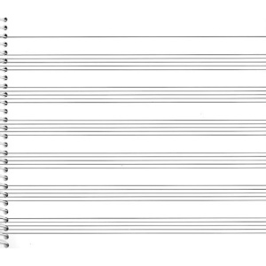 73. Spiral Book 6-Stave: Passantino Manuscript Paper (Passantino Manuscript Papers)