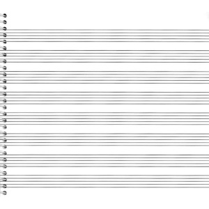 Passantino Music Papers, No. 79, 8 Stave Spiral Book