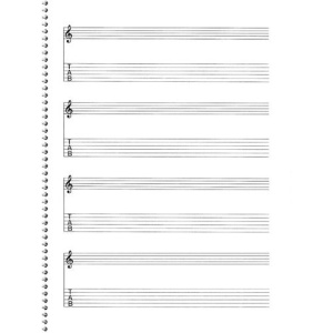 Passantino Music Papers, No. 159: Guitar Manuscript Paper