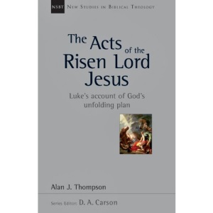 The Acts of the Risen Lord Jesus: Luke's Account of God's Unfolding Plan: Luke's Account of God's Unfolding Plan (New Studies in Biblical Theology)