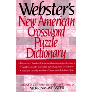 Webster's New American Crossword Puzzle Dictionary