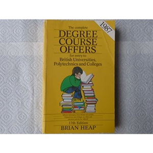 Degree Course Offers 1987