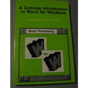 A Concise Introduction to WORD for Windows