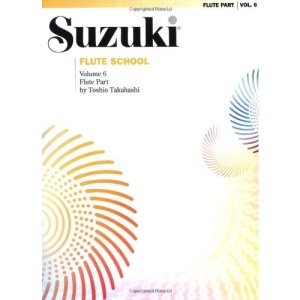 Suzuki Flute School, Vol 6: Flute Part (Suzuki Method Core Materials)