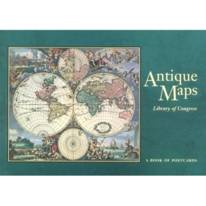Antique Maps - Library Of Congress (A Book Of Postcards)