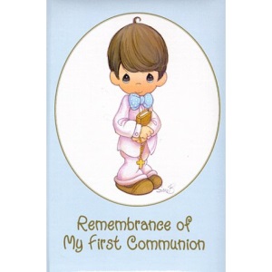 Precious Moments Communion Book for Boy