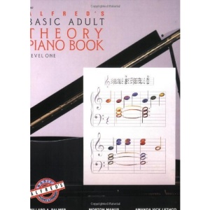 Alfred's Basic Adult Piano Course Theory, Bk 1 (Alfred's Basic Piano Library)
