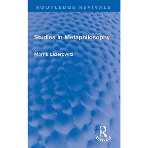 Studies in Metaphilosophy (Routledge Revivals)