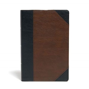 KJV Large Print Personal Size Reference Bible, Black/Brown