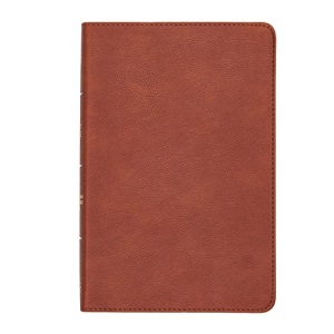CSB Thinline Reference Bible, Burnt Sienna Leathertouch