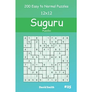 Suguru Puzzles - 200 Easy to Normal Puzzles 12x12 vol.25