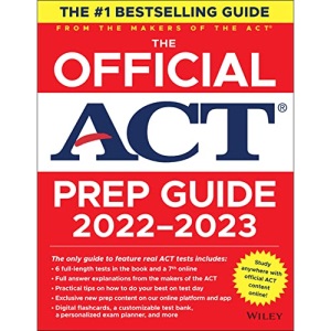 The Official ACT Prep Guide 2022-2023, (Book + Online Course)