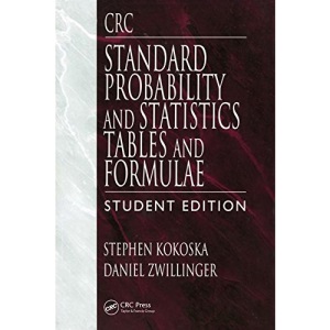 CRC Standard Probability and Statistics Tables and Formulae, Student Edition