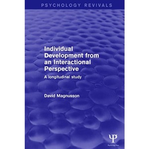 Individual Development from an Interactional Perspective: A Longitudinal Study