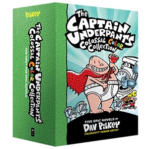 The Captain Underpants Colossal Color Collection (Captain Underpants #1-5 Boxed Set)