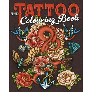 The Tattoo Colouring Book: Over 45 Images to Colour (Arcturus Creative Colouring)
