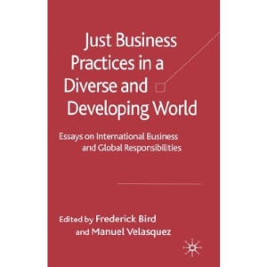 Just Business Practices in a Diverse and Developing World: Essays on International Business and Global Responsibilities