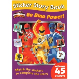 Power Rangers Go Dino Power! (Sticker Story Books)