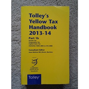 TOLLEY'S YELLOW TAX HANDBOOK 2013-14 PART 1B