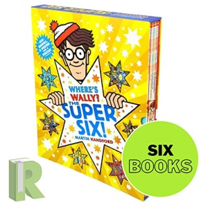 Where's Wally? The Super Six! by Martin Handford 6 Classic Books, Poster & Jigsaw Puzzle Collection Box Set
