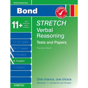 Bond Stretch Verbal Reasoning Tests and Papers 8-9 years