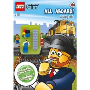 LEGO CITY: All Aboard! Activity Book with LEGO minifigure (Lego City Activ Bk/Minifigure)