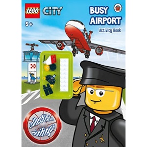 LEGO CITY: Busy Airport Activity Book with minifigure
