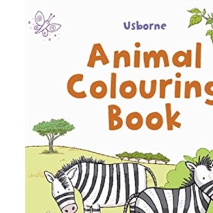 Animal Colouring Book with Stickers