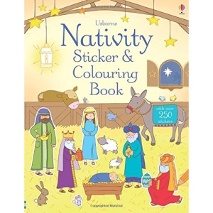 Nativity Sticker and Colouring Book (Usborne Sticker and Colouring Books)