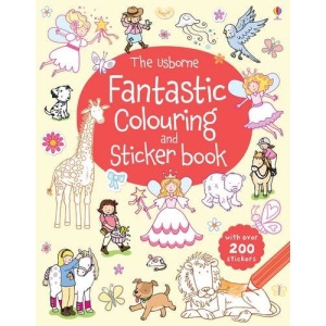 The Usborne Fantastic Colouring and Sticker Book (First Colouring Books)
