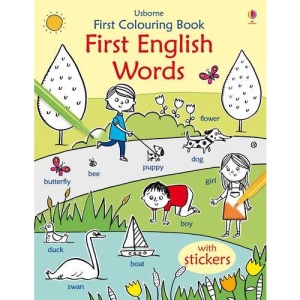 First Colouring Book First English Words (First Colouring Books)