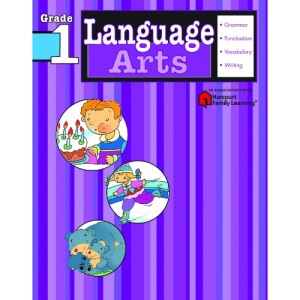 Language Arts: Grade 1 (Flash Kids Harcourt Family Learning)