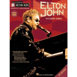 Elton John: 10 Classic Songs [With CD (Audio)] (Hal Leonard Jazz Play-Along)