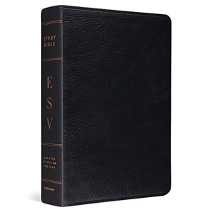 ESV Study Bible (Genuine Leather, Black, Indexed): English Standard Version, Black, Genuine Leather