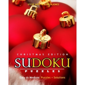 SUDOKU Puzzles - Christmas Edition, Easy to Medium: Puzzles + Solutions